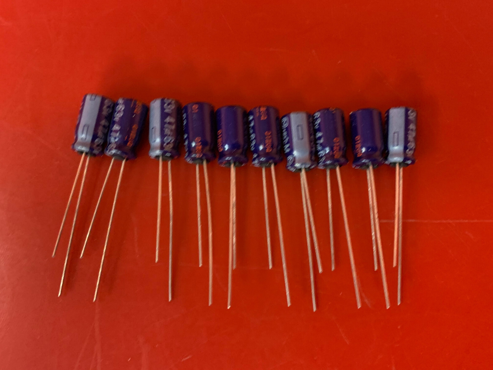 10x ECA-1JM470 PANASONIC CAPACITOR 47UF 63V RADIAL ALUMINUM 6.3 X 11.2mm