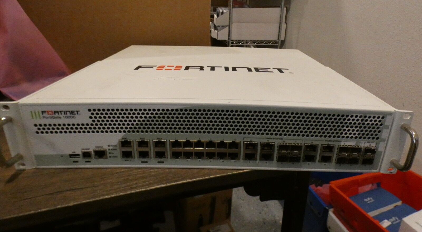 FG-1000C Fortinet Fortigate-1000C Firewall Security Appliance w/2x Power Supply
