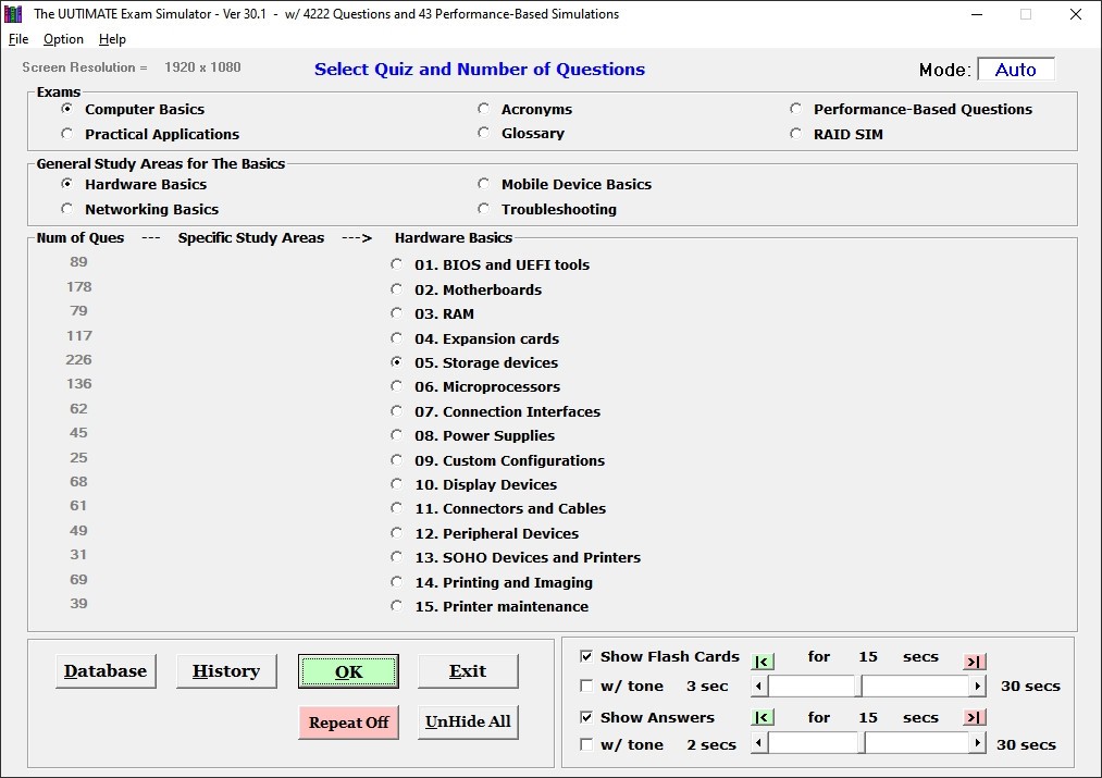 Ultimate Exam Simulator: 4200+ Questions - Custom DBs - Create - Your Own Exams!