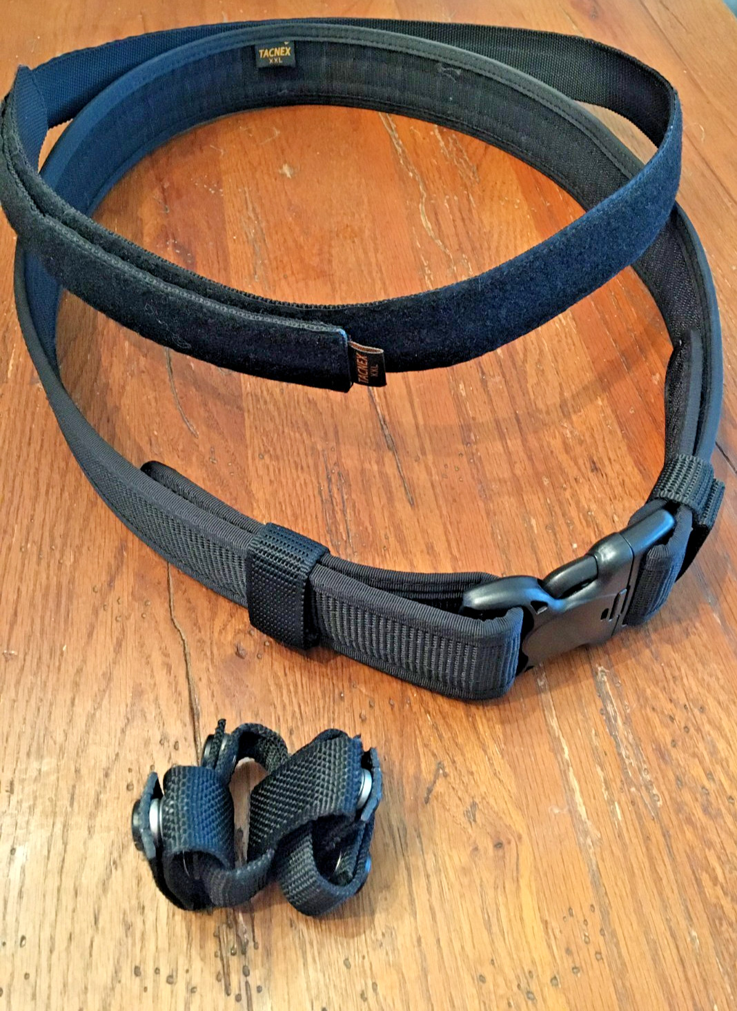 TACNEX Duty Belt w/Hook Lining 4 Keepers 2" Police Law Enforcement Officer XXL