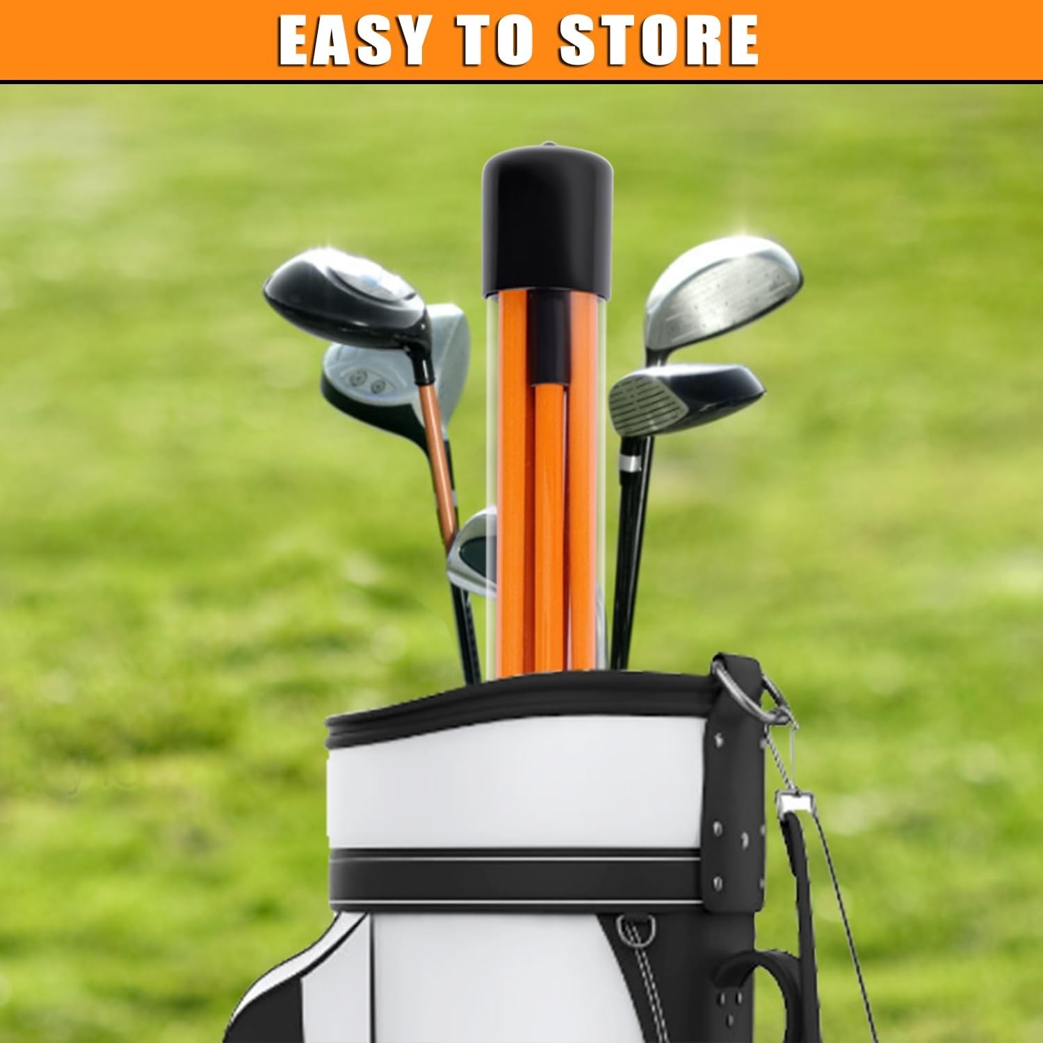 Professional 2 or 3 or 4 Pack Collapsible Golf Alignment Sticks, Premium 40" ...