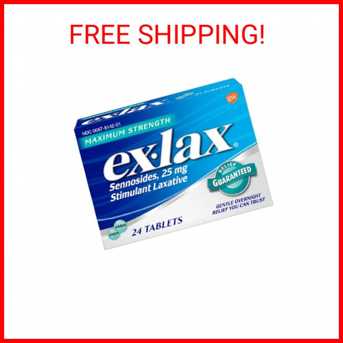 ex-lax Maximum Strength Stimulant Laxative Constipation Relief Pills for Occasio