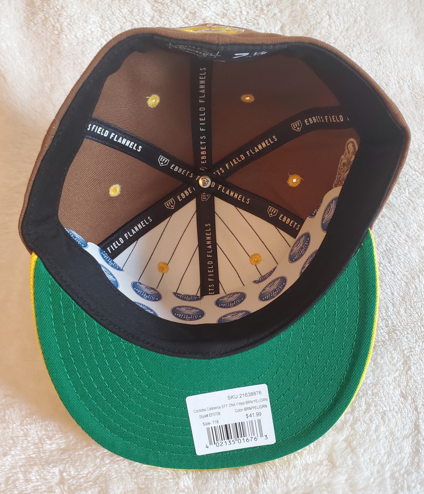 Cordoba Cafeteros MiLB Ebbets Field Flannels DNA Ballcap Fitted 7 1/8