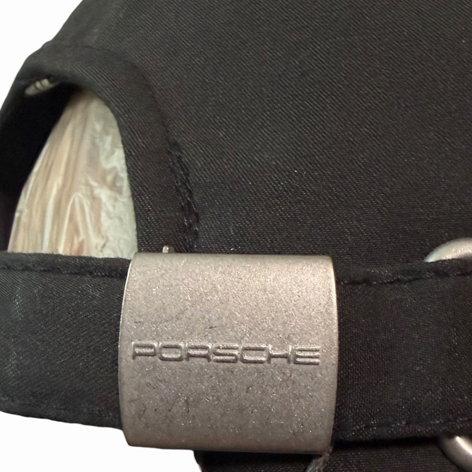 Genuine Porsche Design Baseball Cap Classic Hat Black Strapback