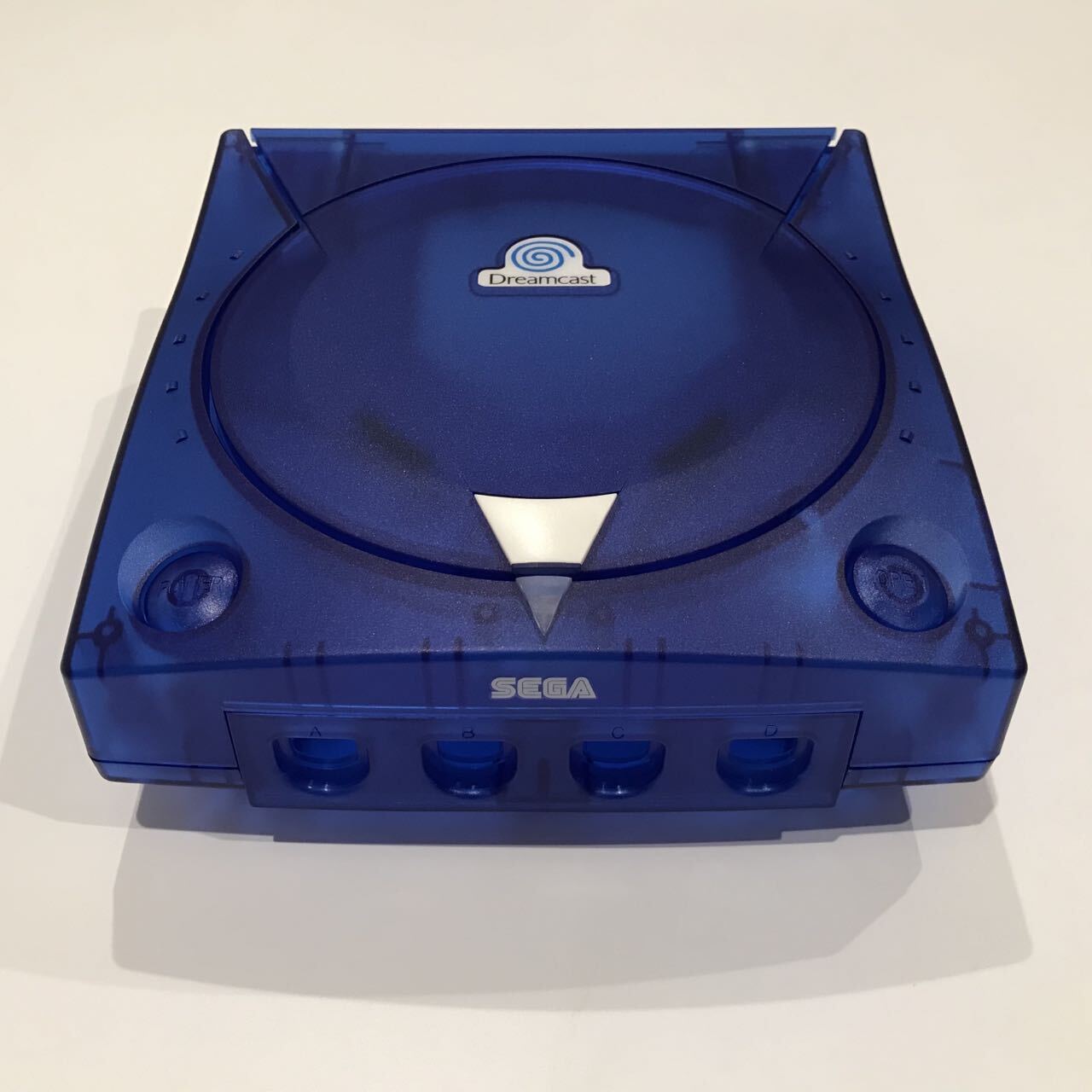 Replacement Translucent Case Shell for SEGA Dreamcast Transparent Crystal Blue