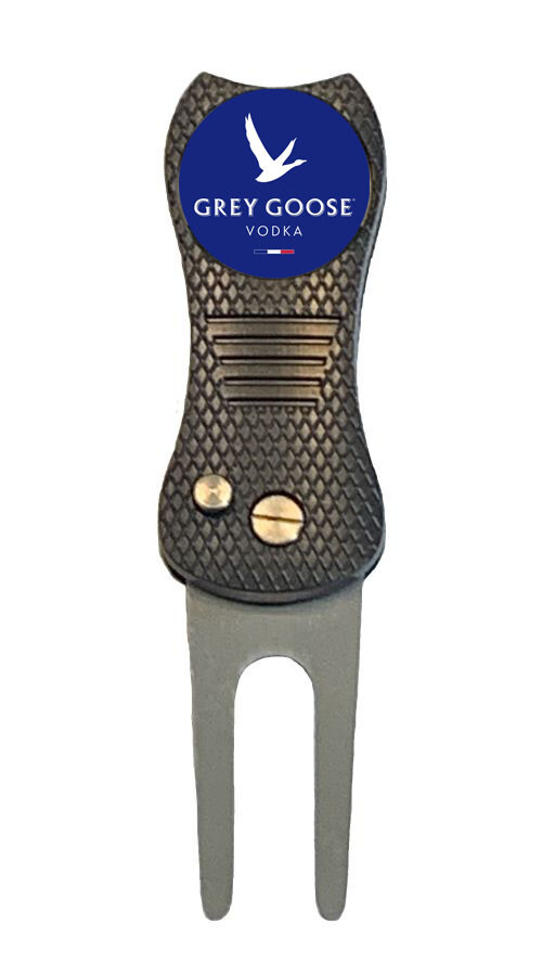 Grey Goose Vodka Golf Ball Marker w/ Switchblade Divot Tool France