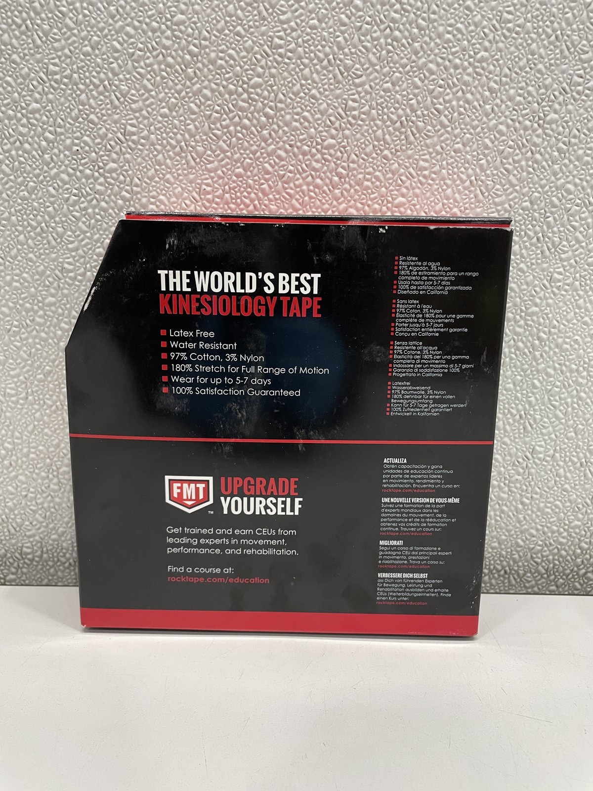 RockTape Extra Sticky Roll 2"x105', Black