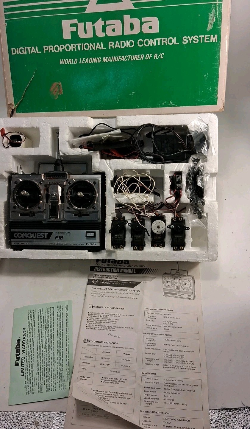 Futaba Conquest FP-4NBF 4 Channel Digital Proportional Radio Control Aircraft
