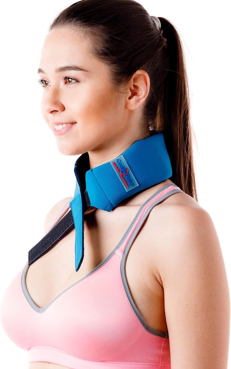 Cool + Relief Cooling Ice Pack Bandana - 16 X 2.5 X 0.8 Inch Head Wrap with Cool
