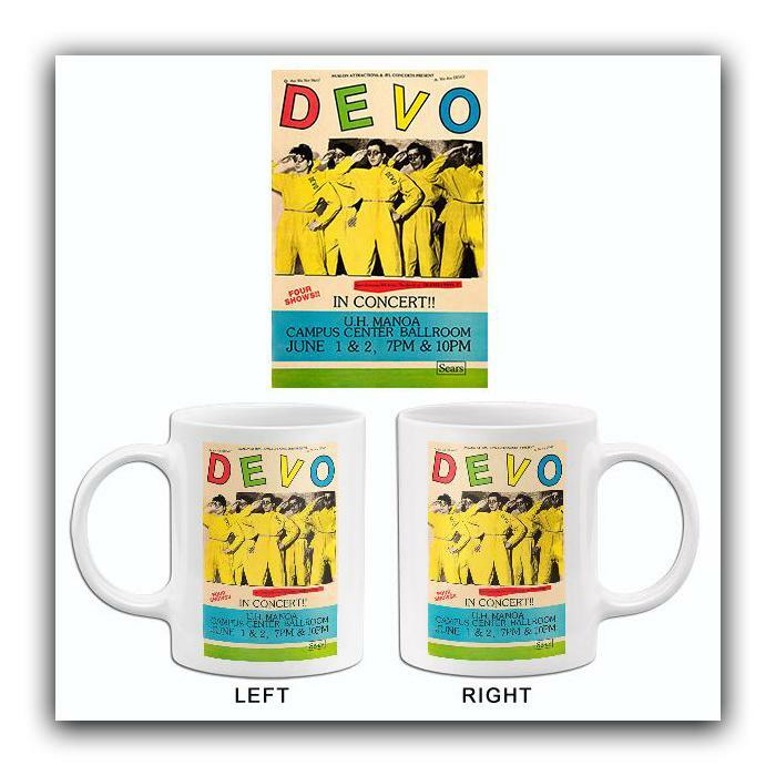 DEVO - 1979 - Honolulu HI - Concert Mug