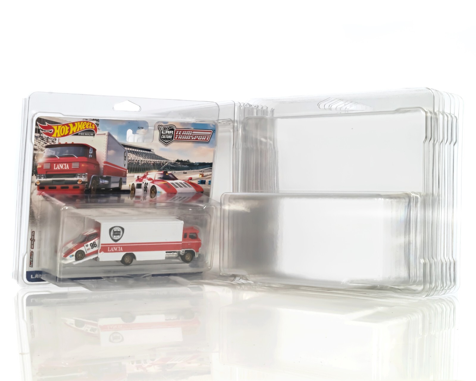 30 PACK HPD PROTECTOR CASE (TEAM TRANSPORTER) HOT WHEELS .8MM HEAVY DUTY