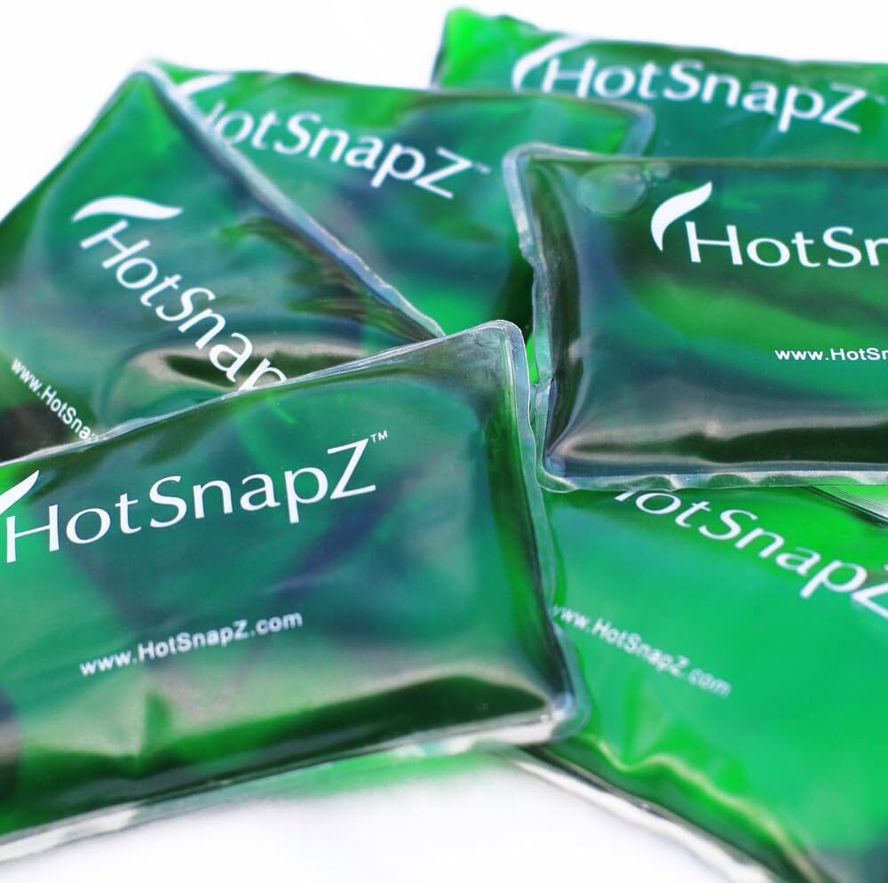 Hotsnapz Instant Hand Warmers Set Of 6 Reusable No Electricity Heated Packs