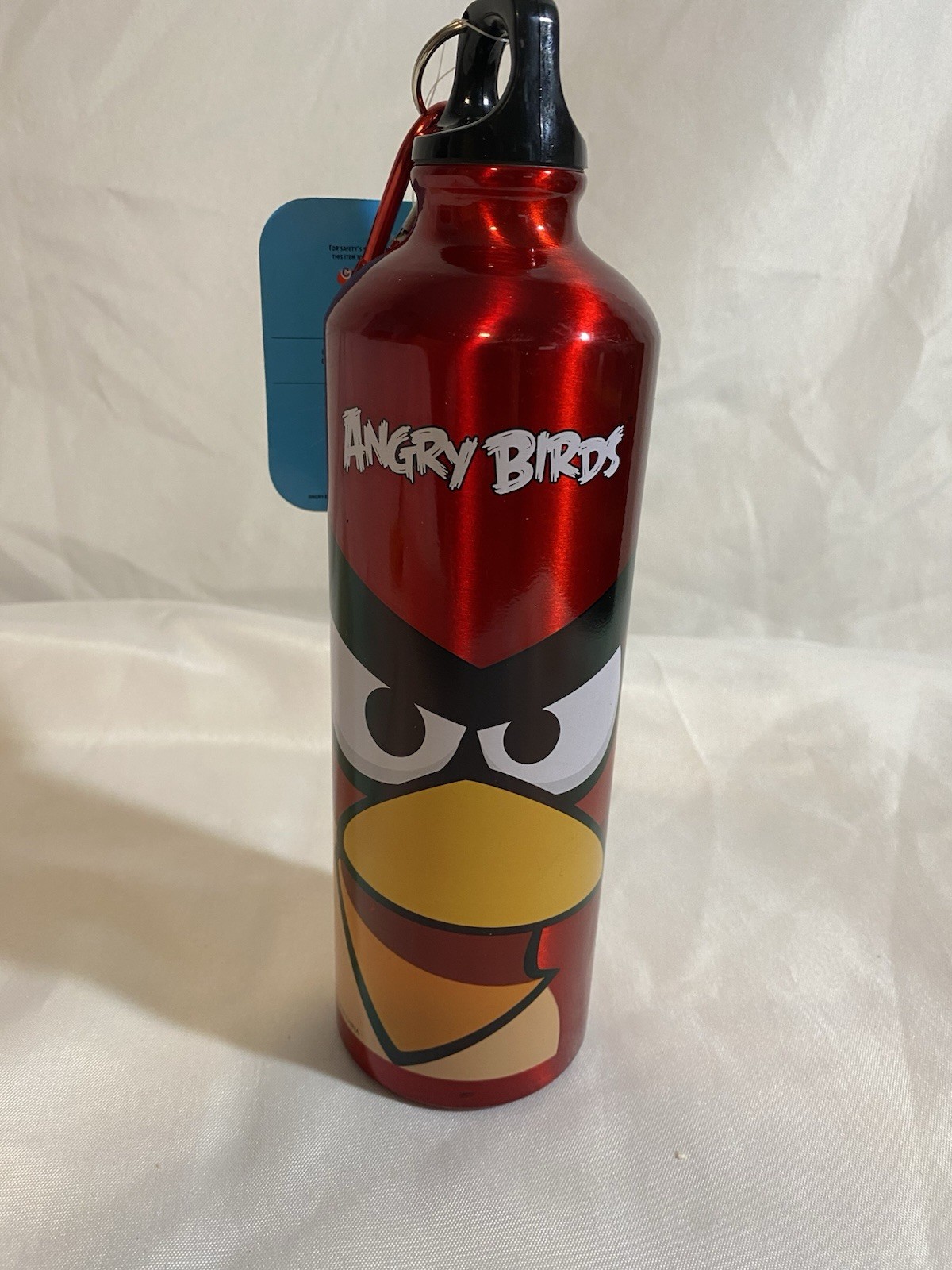 Angry Birds 24 Ounce Aluminum Water Bottle with Carabiner – Red Edition 09-11