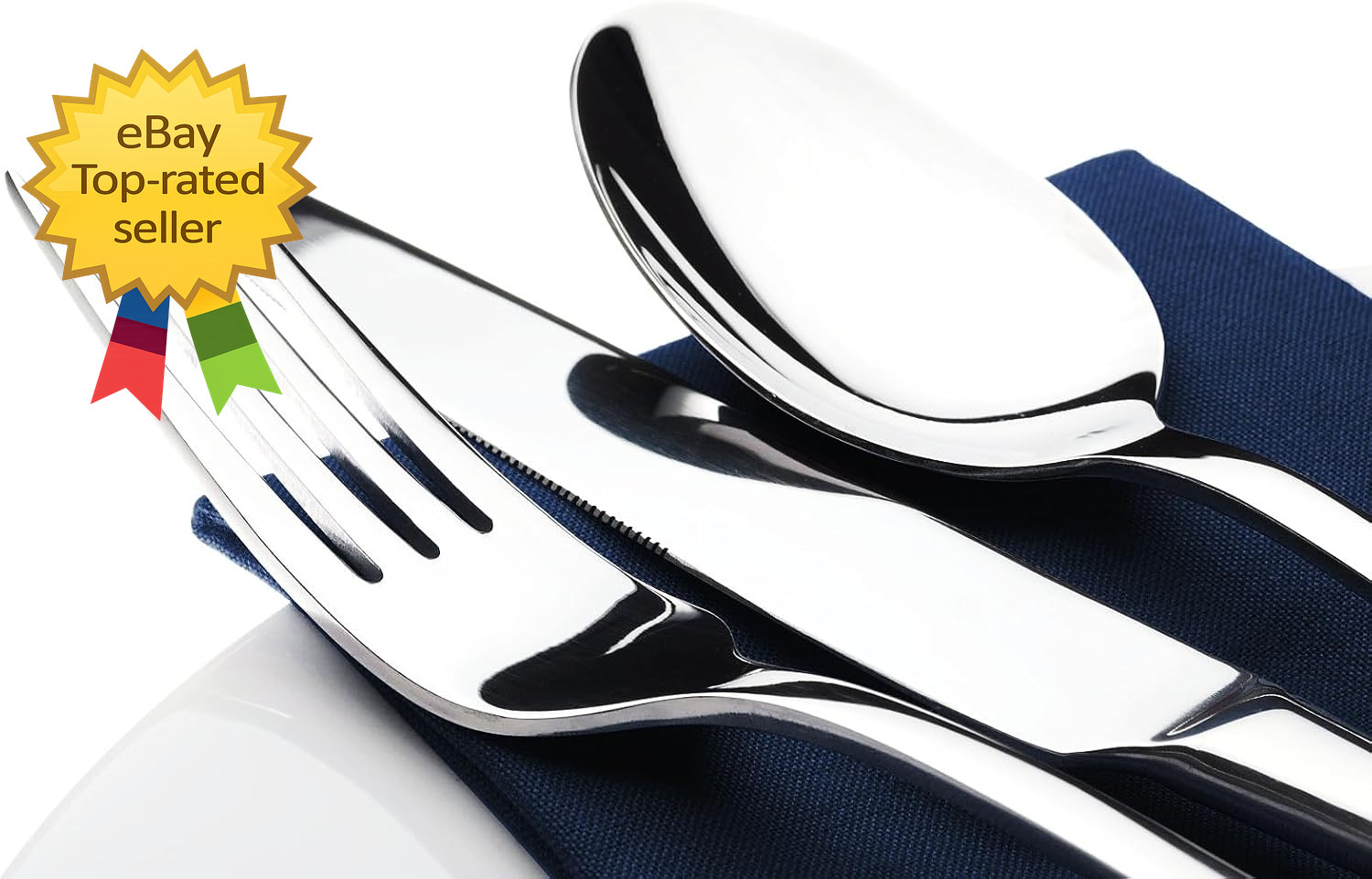 48Pcs Silverware Set for 8 Stainless Steel Flatware set Cutlery Utensil Kitchen