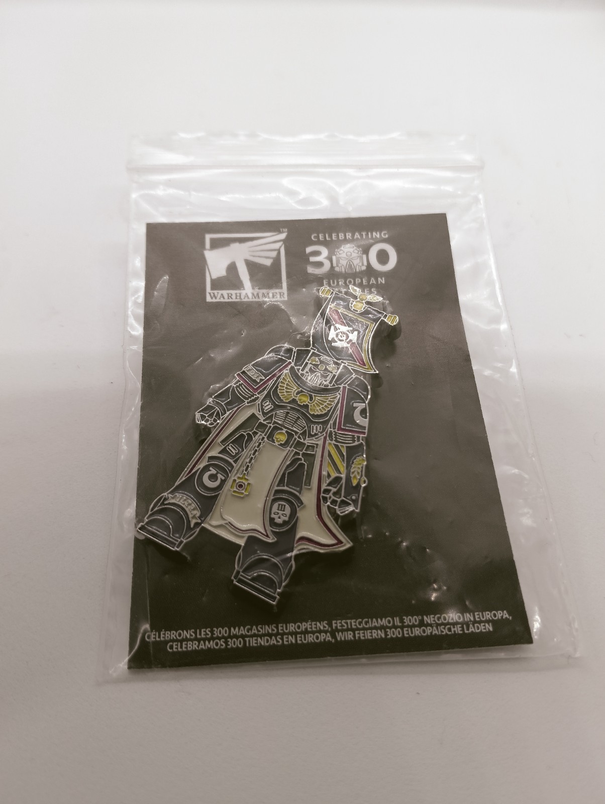 Warhammer 40K 40000 Enamel Pin Badge 300 European Stores Limited Edition
