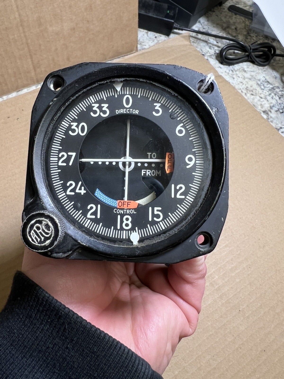 Daystrom Weston Model 1855 Type 3 Course Indicator Choctaw CH-34A/C