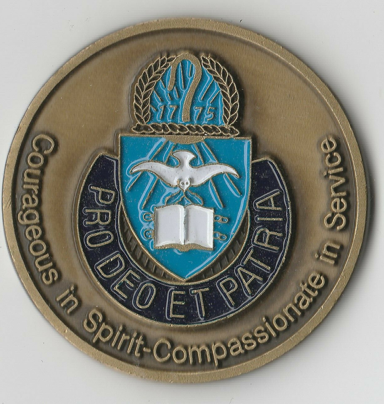 MINISTRY OF HEALING US ARMY MEDCOM Challenge Coin 2"DIA GB3