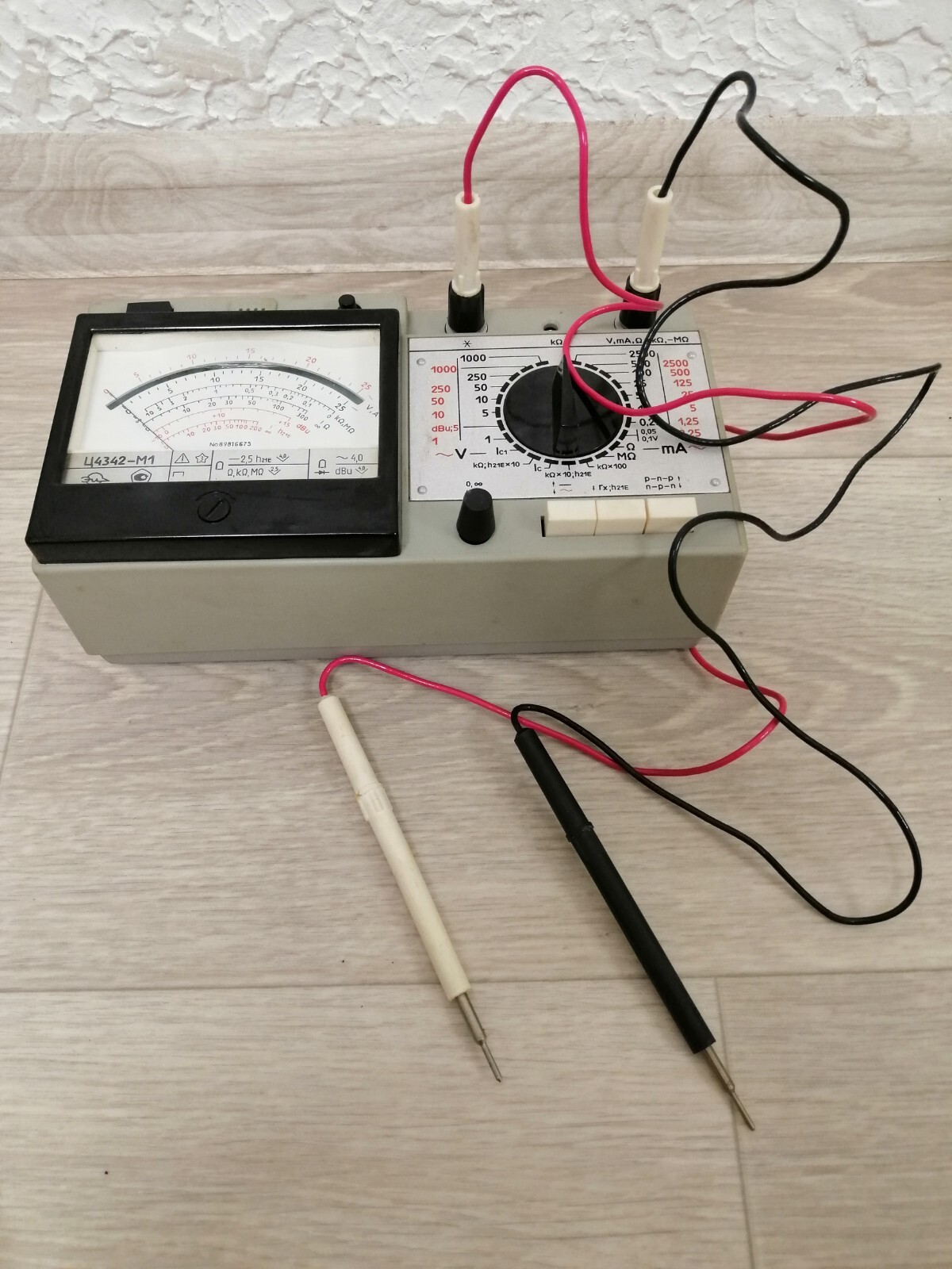 Soviet multimeter Device Old analogue multimeter Tester USSR Soviet С 4342-m1