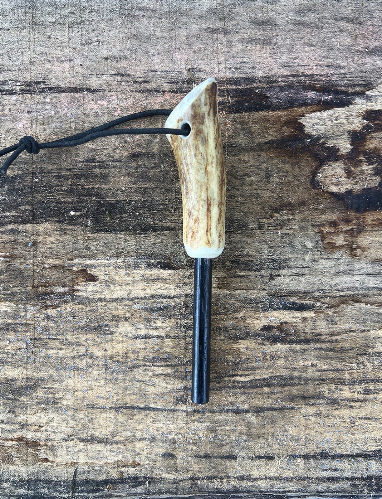 5/16 Antler Ferro Rod Ferrocerium Firesteel Bushcraft Fire Starter Camp Camping