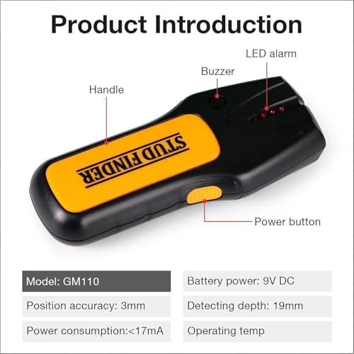 3 in 1 Multifunctional Stud Finder Wall Scanner – Center Detector