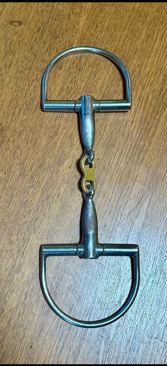 Trust Equestrian Dee Double Jointed Snaffle