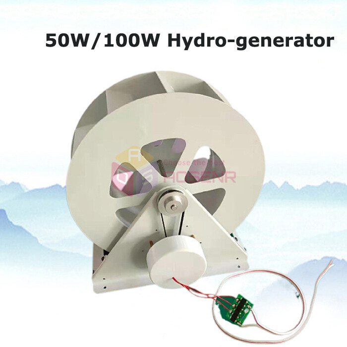 Water Turbine Generator Hydroelectric Generating Unit Hydro Generator 50W