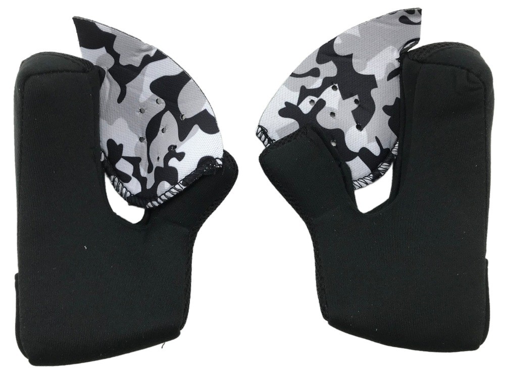 LS2 Gate Youth Helmet Replacement Comfort Cheek Pads Black