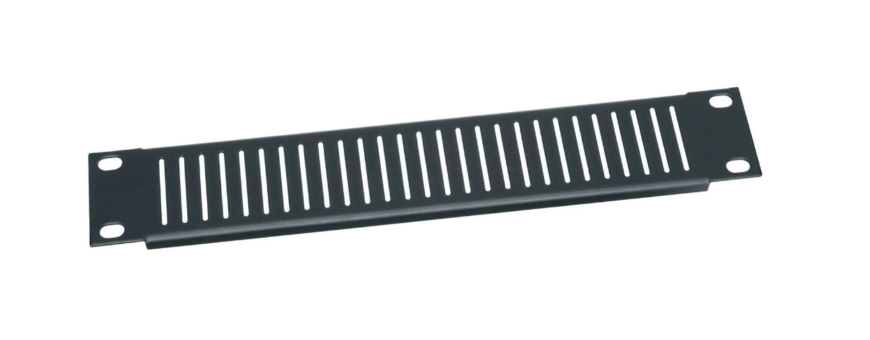 Middle Atlantic EVT1 1SP Flanged Economy Vented Panel Black