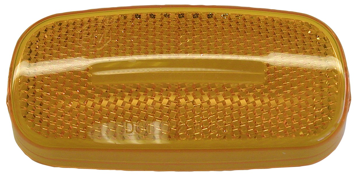 PM RV Trailer Camper Lighting Amber Replacement Lens for 55-7827 V2549-15A