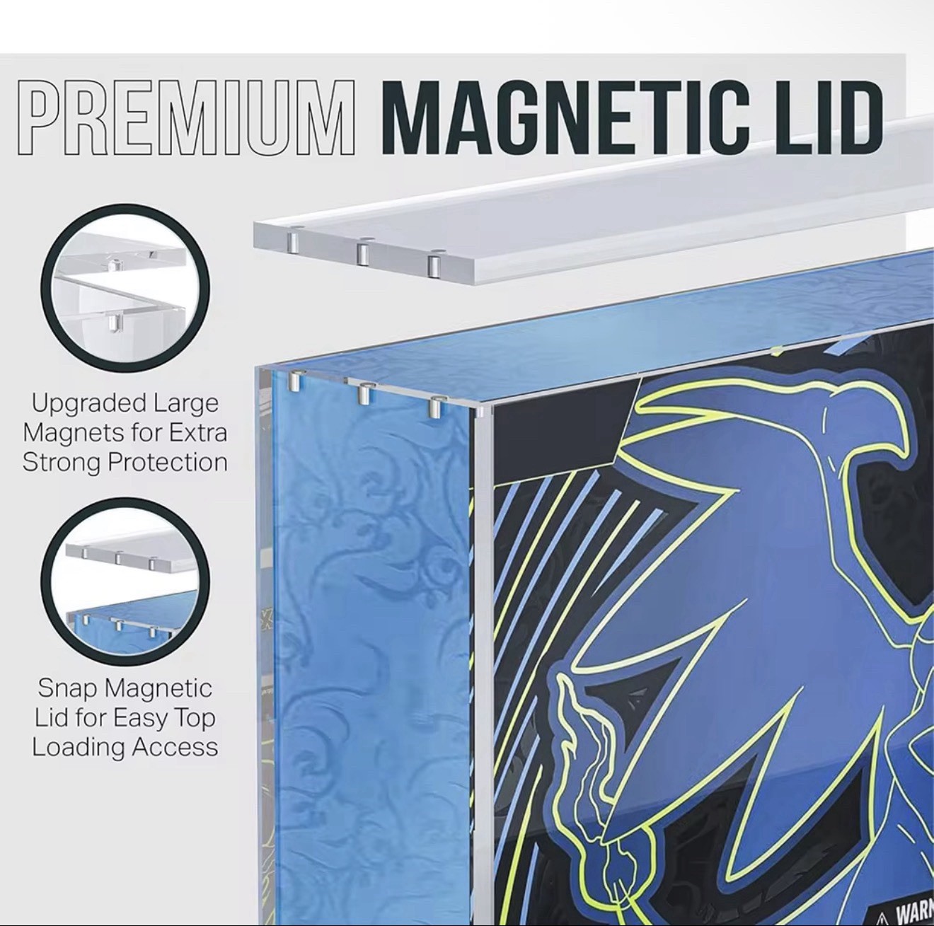 1x Acrylic Display Case for Pokemon Mega Charizard EX UPC BOX
