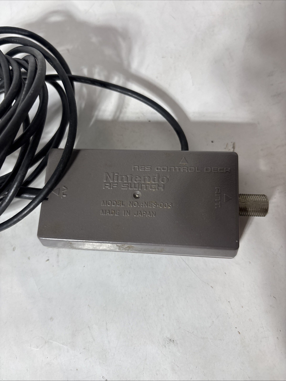 Nintendo NES RF Switch Adapter NES-003 Official Genuine OEM