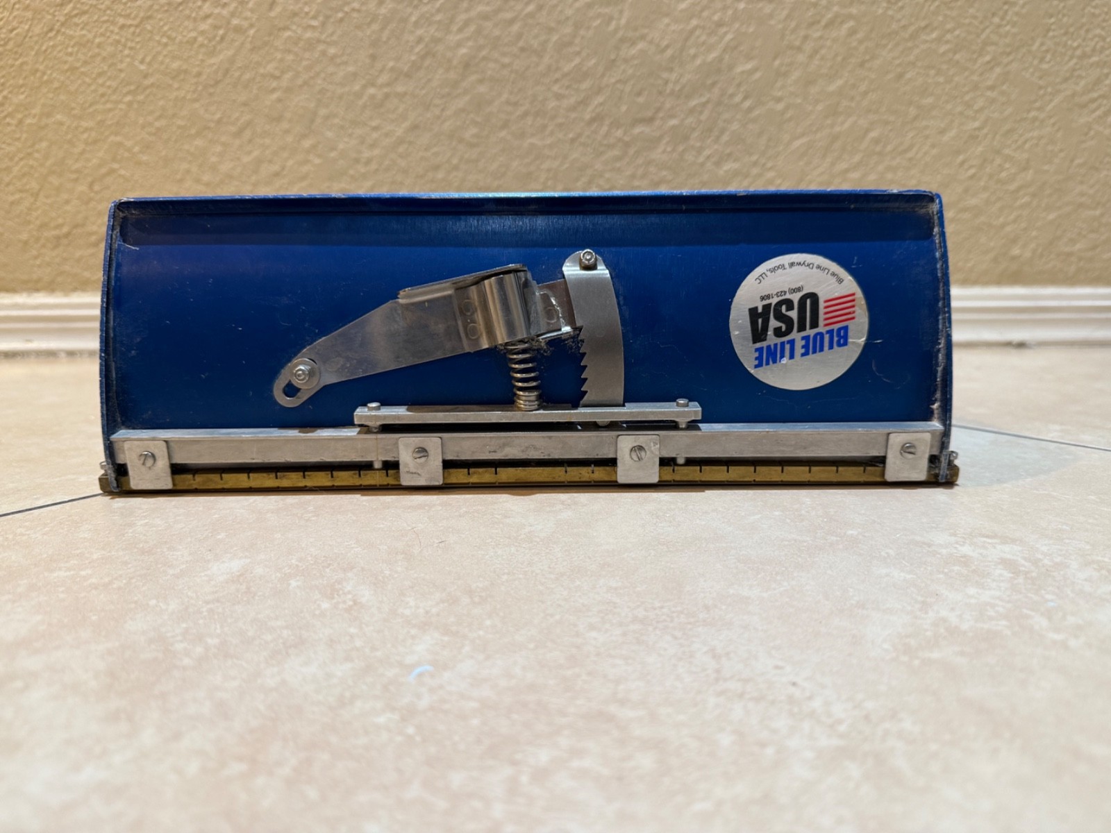 used 12” drywall taping mud box