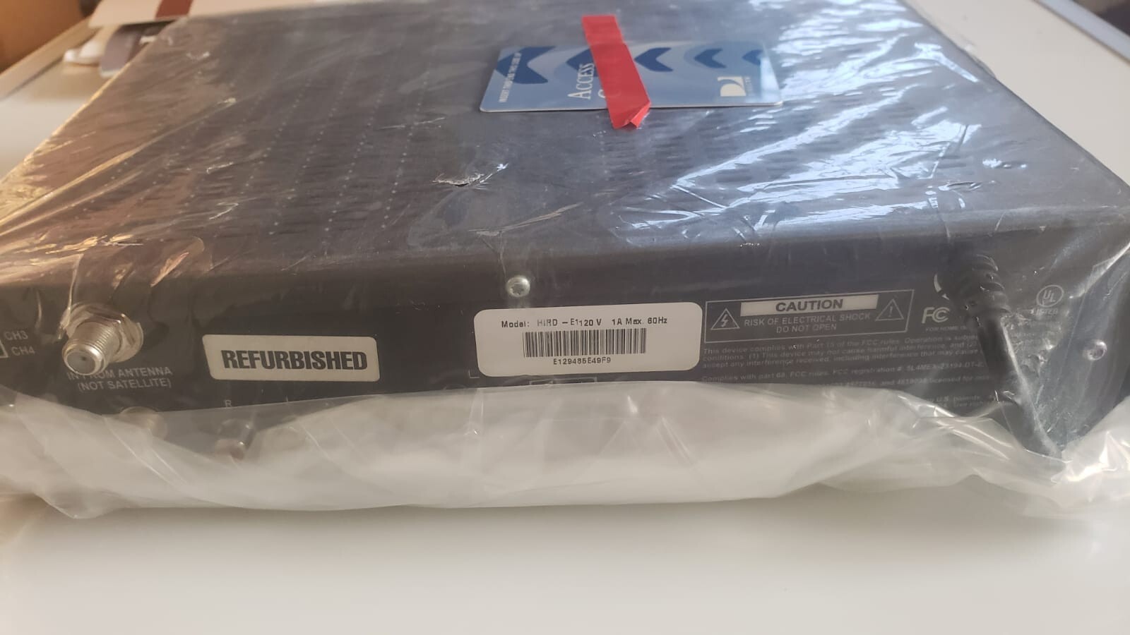 Hughes Silver EdiDirecTV Satellite Receiver Model HIRD-E1