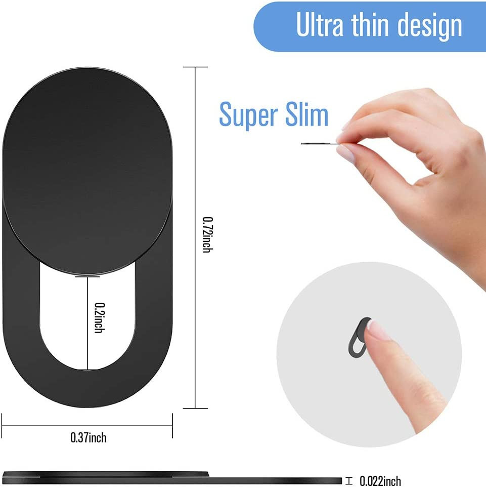 Webcam Cover Slide, Ultra Thin Camera Blocker for for Laptop, Pc, Computer