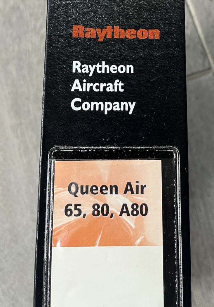 Beechcraft Queen Air 65 80 A80 Illustrated Parts Catalog Raytheon Aircraft Co