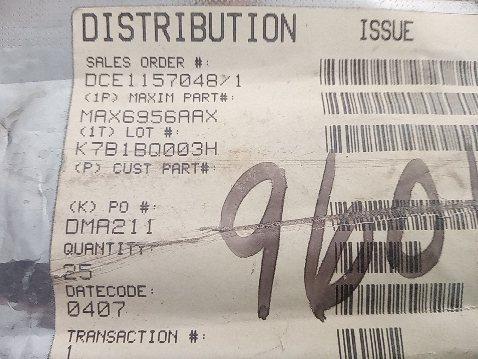 2X MAX6956AAX IC LED Driver 36-SSOP
