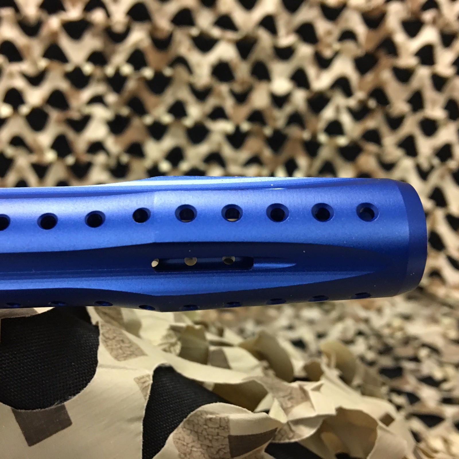 New GoG Paintball Smart Parts Freak Barrel Front - 16 Inch - Dust Blue