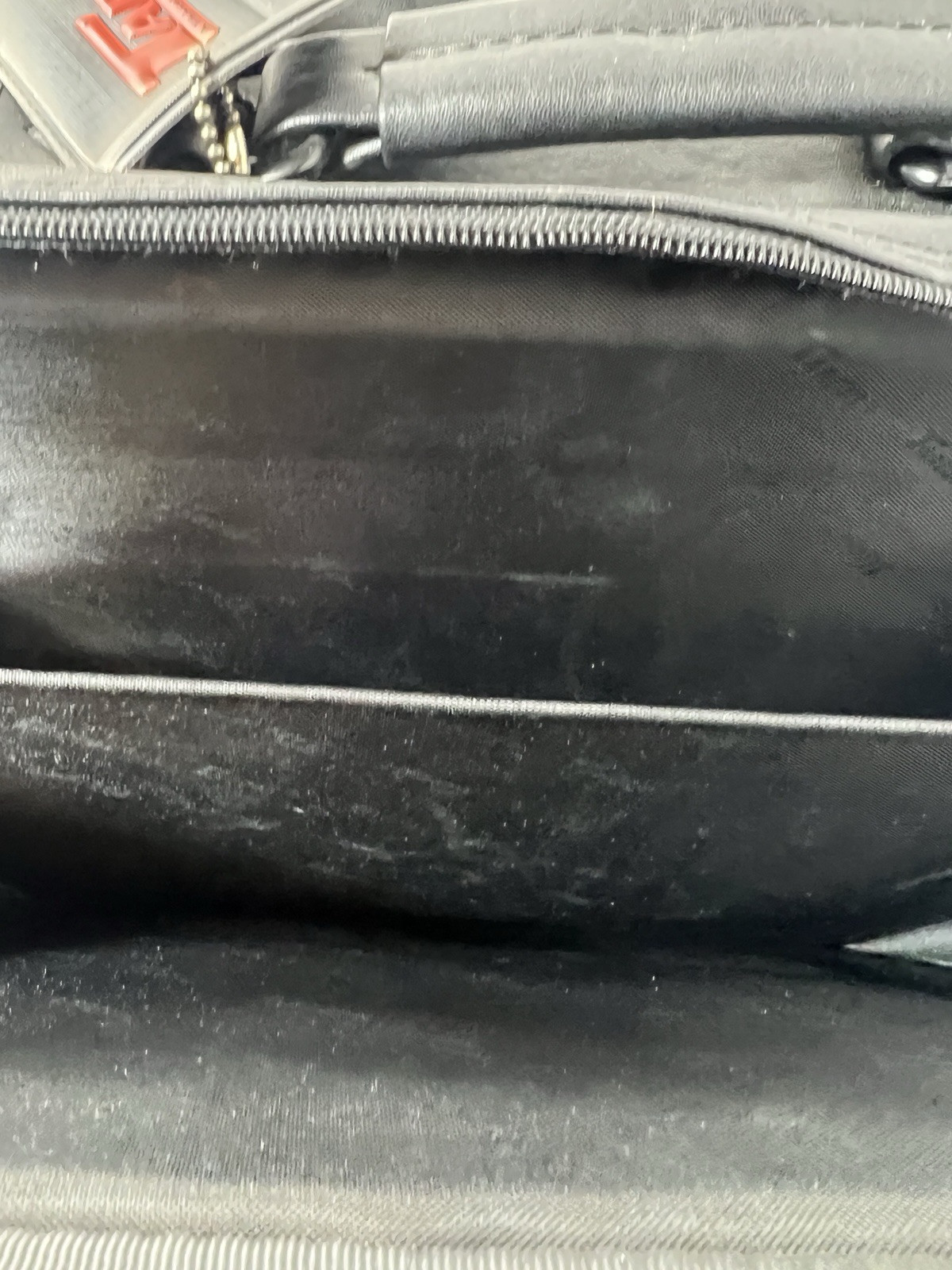 Targus Large Computer Bag Carrying Case Briefcase Laptop Notebook Leather See De