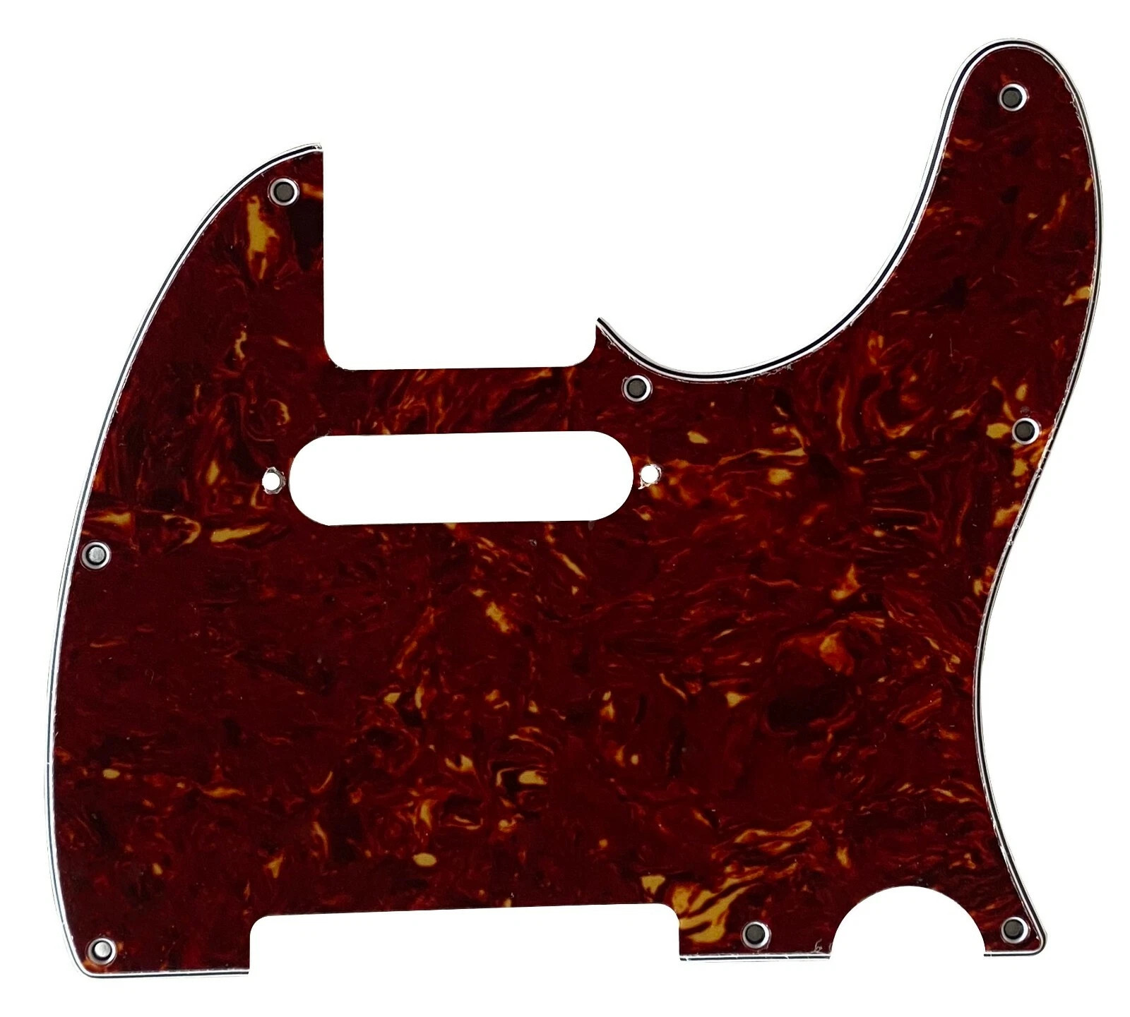 Pickguard For Fender 1962 Tele Stratocaste Pickup Guitar 4-Ply-RED TORTOISE