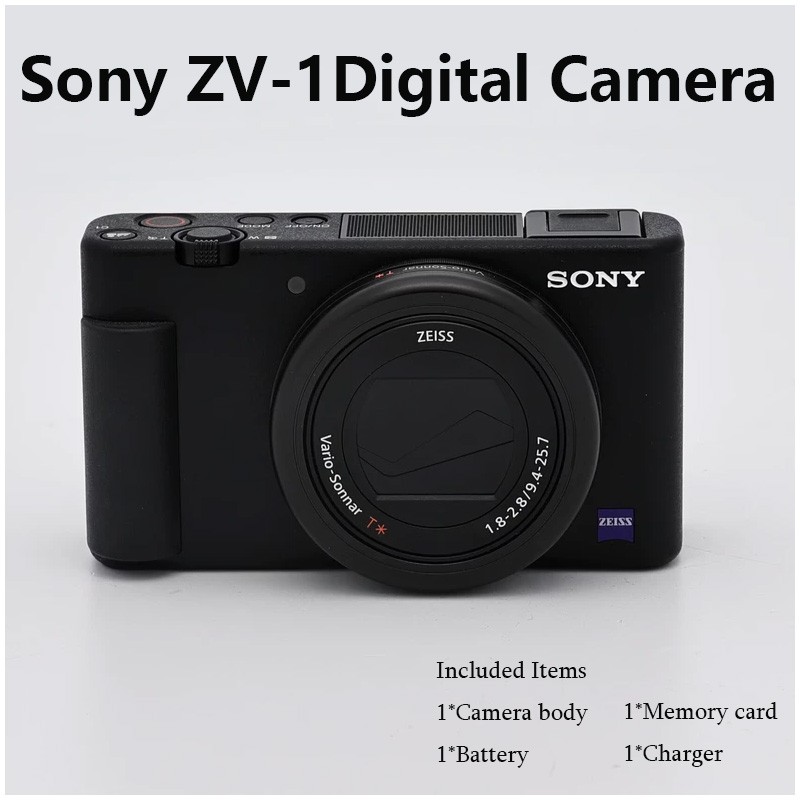 Sony ZV-1 ZV1 Compact Digital Camera 20.1 MP 2.7x Zoom Touchscreen Black Tested