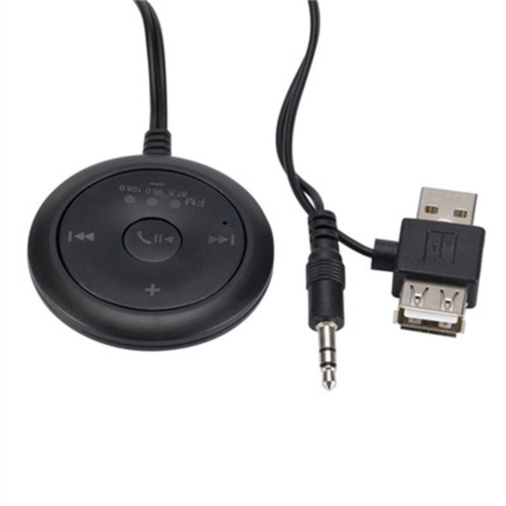 Wireless Bluetooth Receiver FM Transmitter Adapter USB AUX Plug For Car Audio
