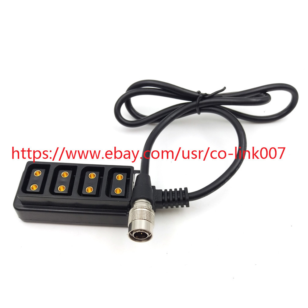 12V HRS4pin D-tap Splitter, for ARRI/CANON/SONY/TERADEK Power Cable 24inch