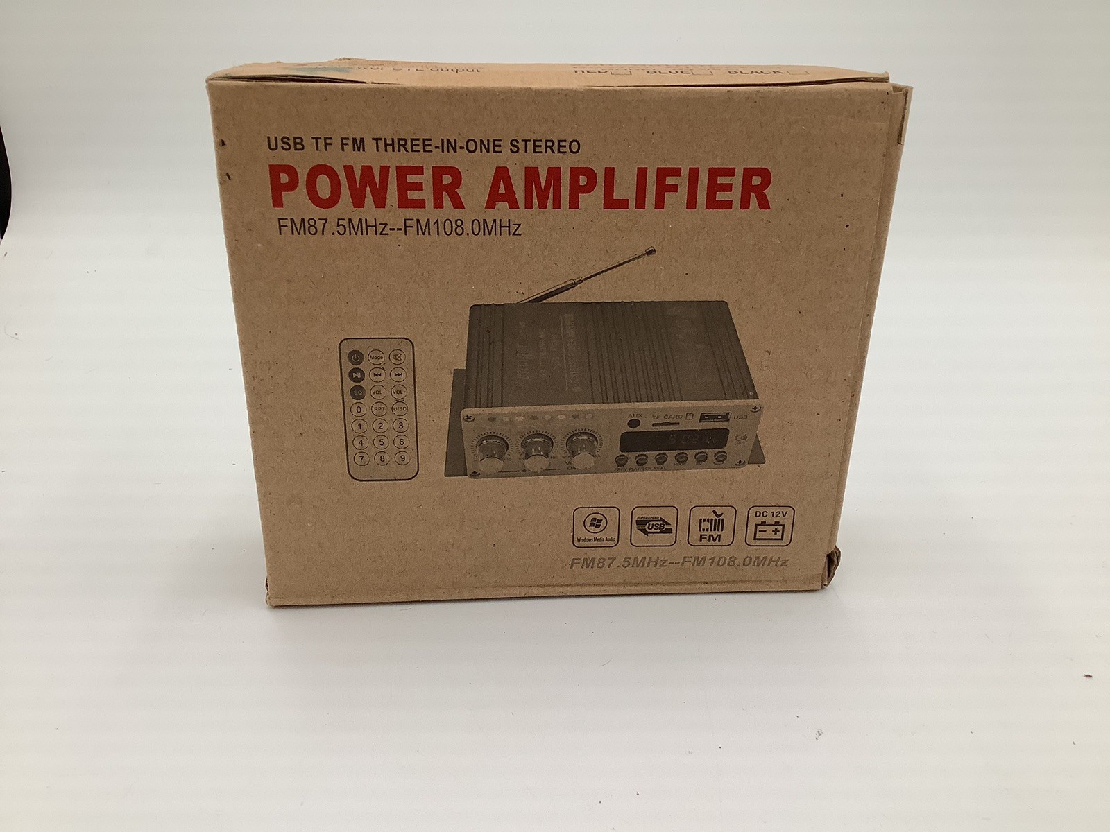 USB TF Fm Three In One Stereo  Power Amplifier With Remote