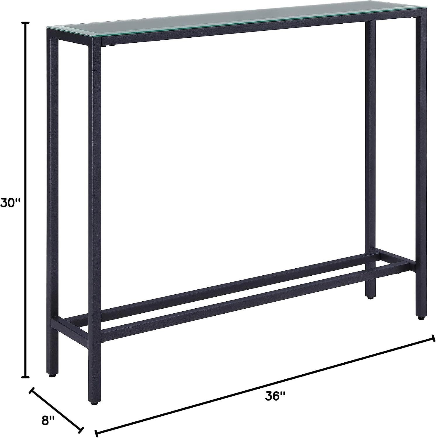 Darrin Narrow Console Table, Gray