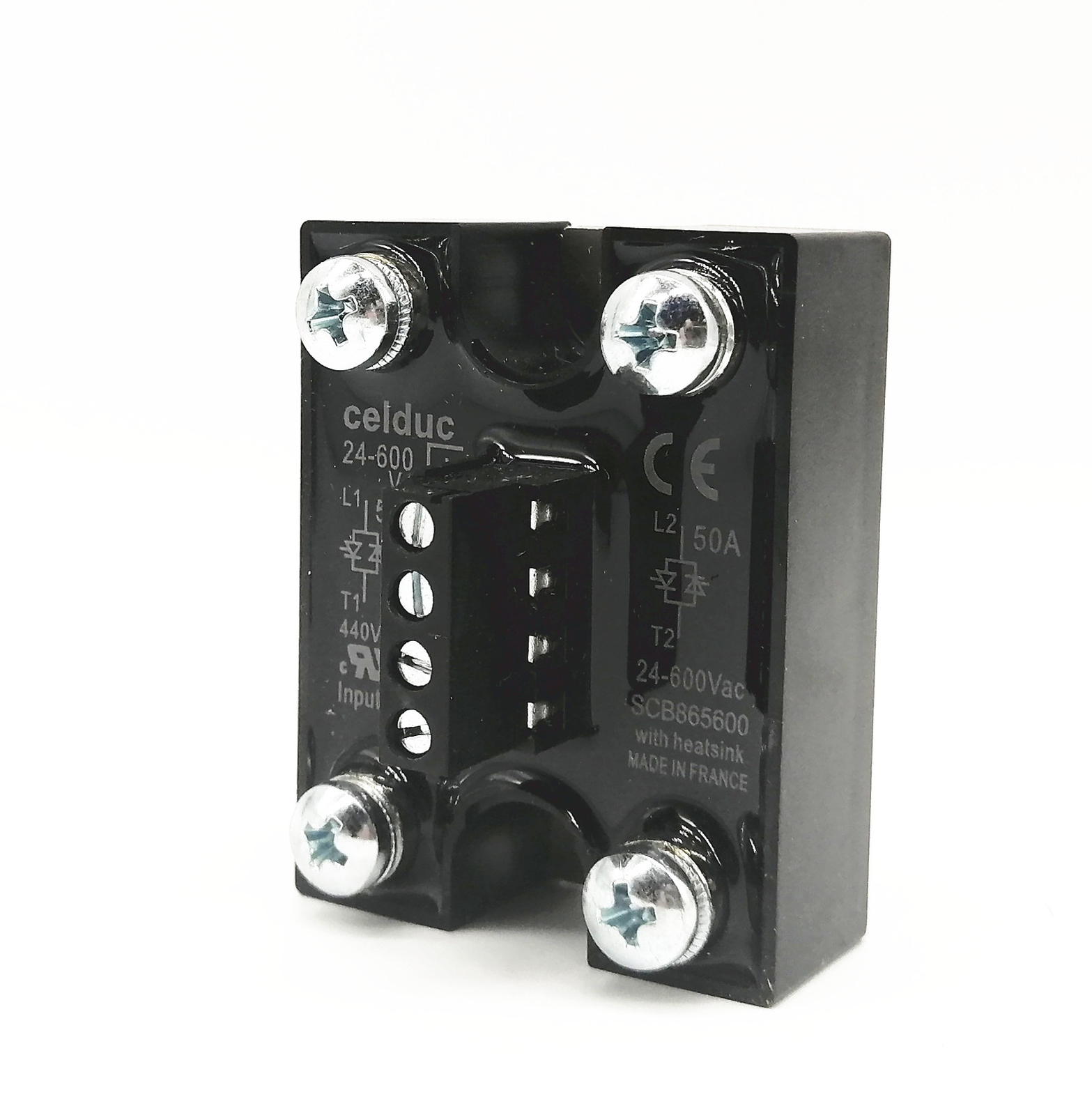 Celduc solid state relay SCB865600 50A 24-600VAC