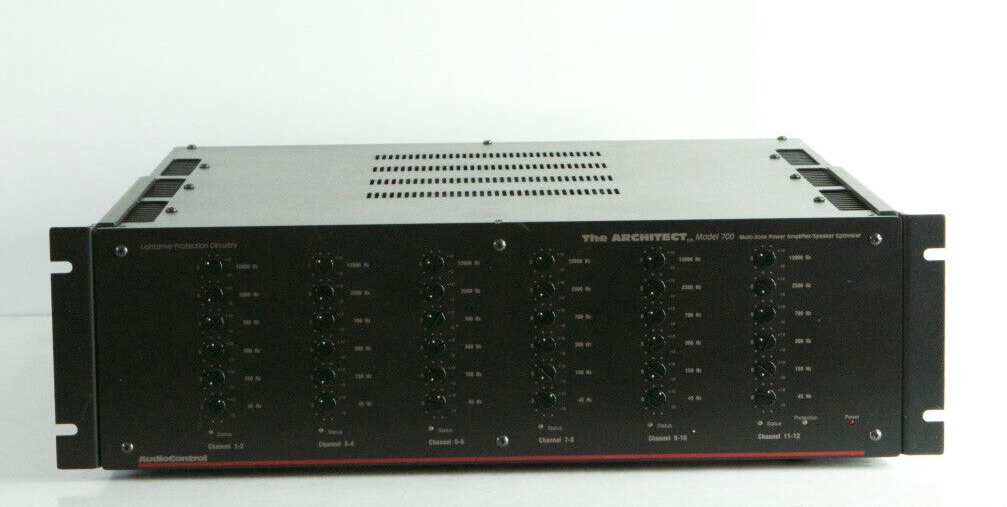 AudioControl Architect Model 700 MultiZone 12 Channel Rack Amplifier m261
