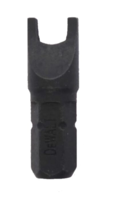 5 Pack - #14 Tip Spanner, DEWALT Impact Ready power bit, 1/4 shank, 1" length