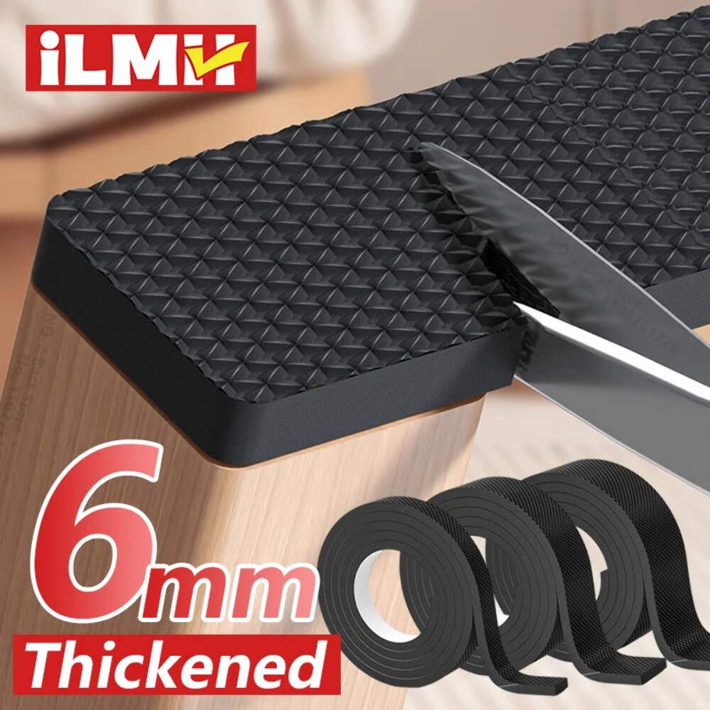 Non Slip Furniture Pads Rubber Chair Leg Floor Protectors Adhesive Set