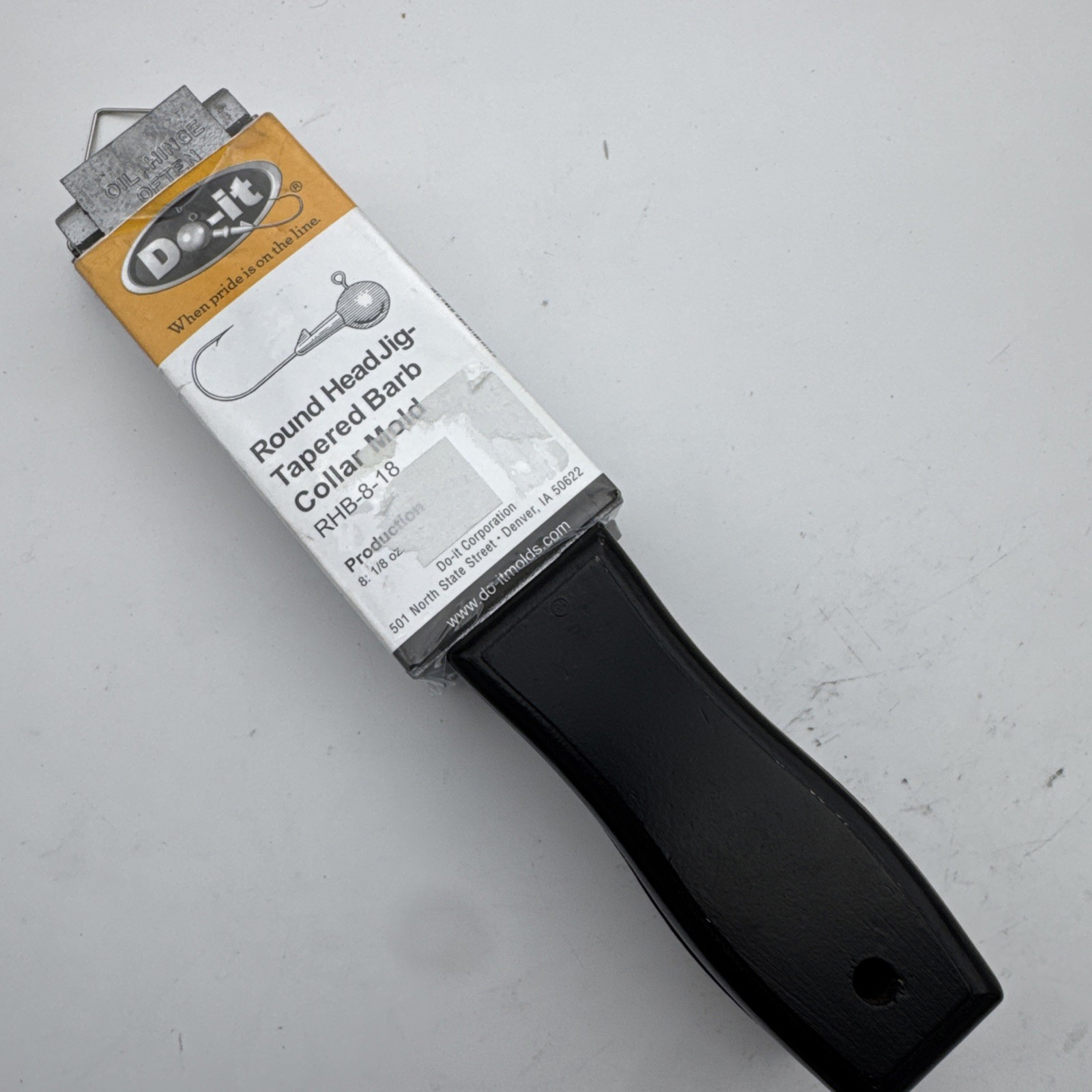 3103 Do-It Round Head Jig Tapered Barb Collar Mold 1/8 oz