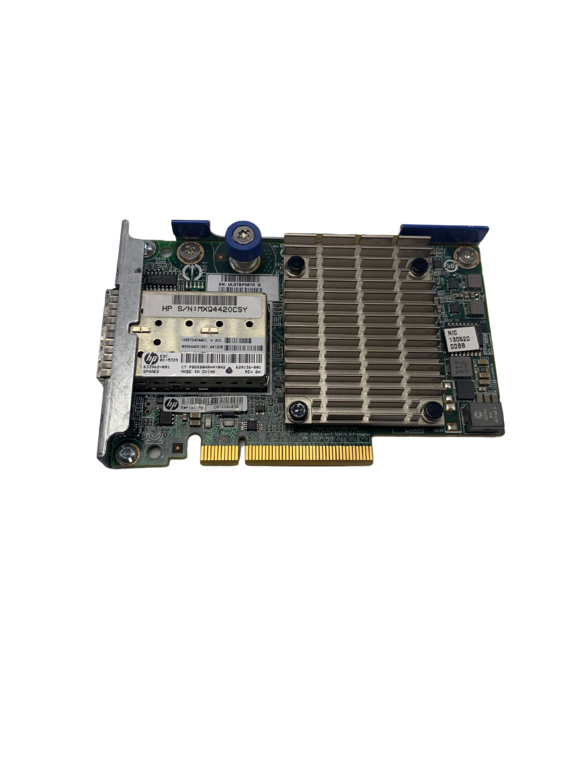 HP 633962-001 FlexFabric 10GB 2-Port 526FLR Adapter 629136-001 w60